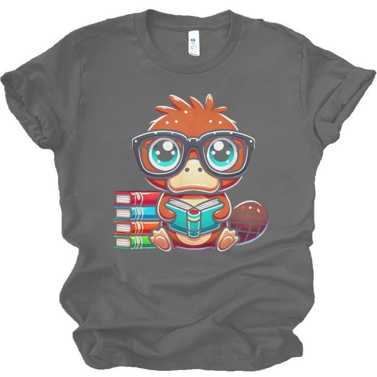 Book Lover Reading Platypus Unisex Jersey T-Shirt Book Lover Reading Platypus Unisex Jersey T-Shirt
