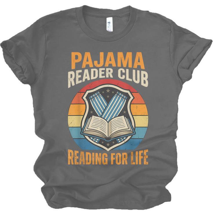 Book And Pajamas Reading Bedtime Unisex Jersey T-Shirt Book And Pajamas Reading Bedtime Unisex Jersey T-Shirt