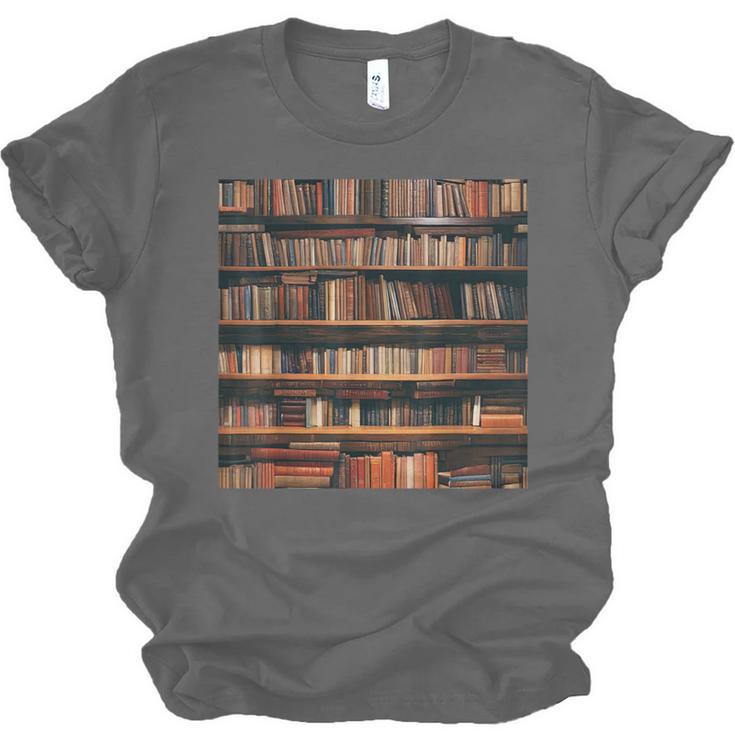 Book Book Shelves Library Unisex Jersey T-Shirt