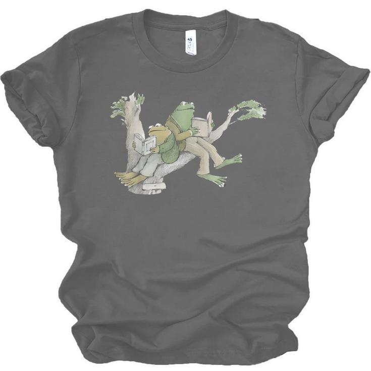 Book Shirt Frog Toad Vintage Book Frog Unisex Jersey T-Shirt