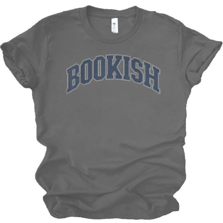 Bookish Vintage Varsity Style Book Lover Art Unisex Jersey T-Shirt