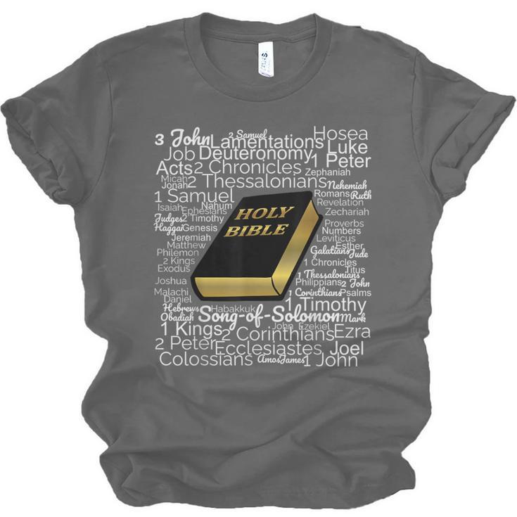 Books Of The Bible Unisex Jersey T-Shirt