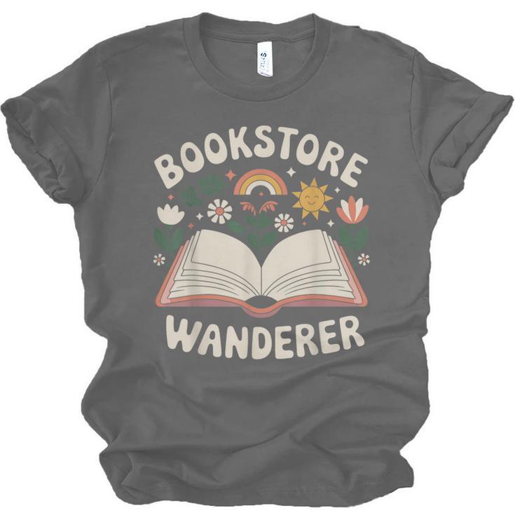 Bookstore Wanderers Retro Women Book Lovers Unisex Jersey T-Shirt Bookstore Wanderers Retro Women Book Lovers Unisex Jersey T-Shirt