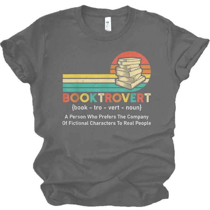 Booktrovert Definition Book Lover Unisex Jersey T-Shirt