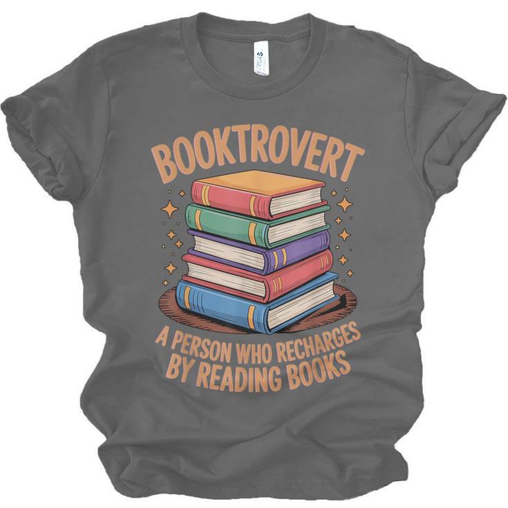 Booktrovert Literature Book Reading Books Reader Unisex Jersey T-Shirt