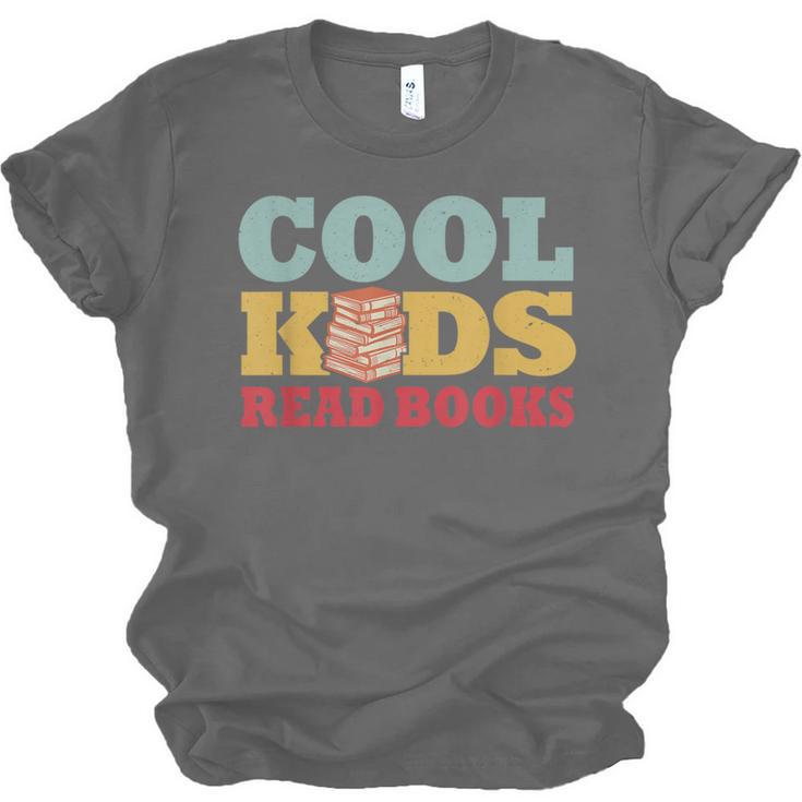 Bookworm Cool Kids Read Books Book Lover Reading Unisex Jersey T-Shirt