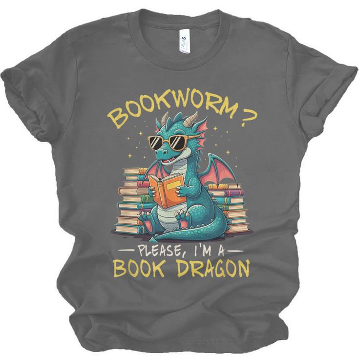Bookworm I'm A Book Dragon Reading Books Bookish Book Lover Unisex Jersey T-Shirt Bookworm I'm A Book Dragon Reading Books Bookish Book Lover Unisex Jersey T-Shirt
