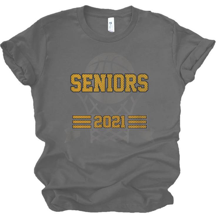 Boys Basketball Senior Class Of 2021 Teenage Graduation Unisex Jersey T-Shirt