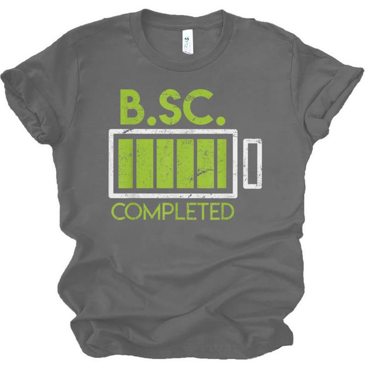 Bsc Completed Bachelor Of Science Graduation 2025 Unisex Jersey T-Shirt