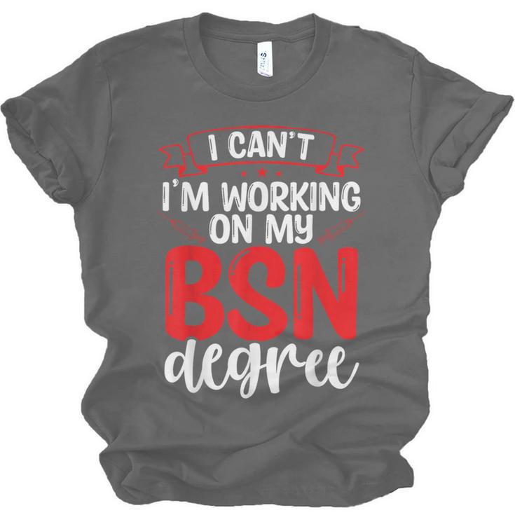 BSN Nurse Graduation Essentials BSN Nursing School Student Unisex Jersey T-Shirt