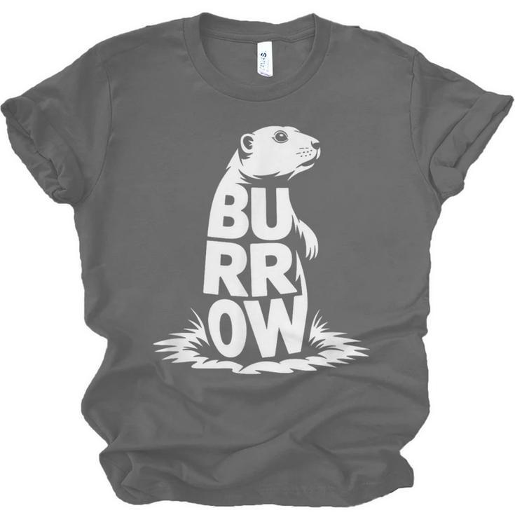 Burrow Prairie Dog Word Art Introvert Nature Retreat Men Women Kids Unisex Jersey T-Shirt Burrow Prairie Dog Word Art Introvert Nature Retreat Men Women Kids Unisex Jersey T-Shirt