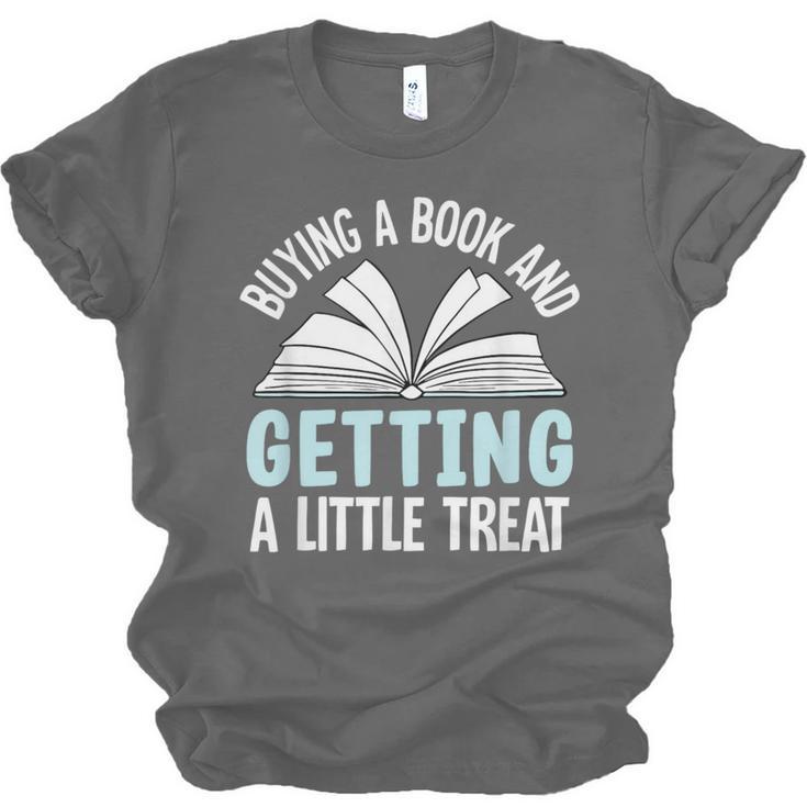 Buying A Book And Getting A Little Treat Unisex Jersey T-Shirt