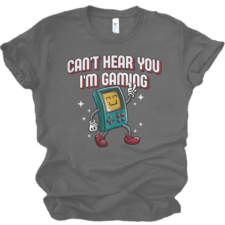Cant Hear You Im Gaming Introvert Gamer Antisocial Unisex Jersey T-Shirt Cant Hear You Im Gaming Introvert Gamer Antisocial Unisex Jersey T-Shirt