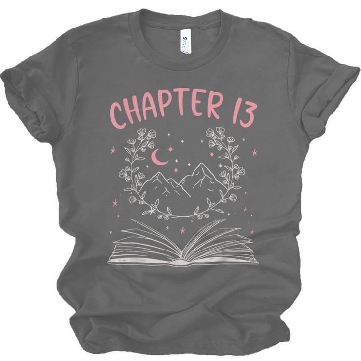 Chapter 13 Birthday Reading Book Lovers 13 Year Old Unisex Jersey T-Shirt