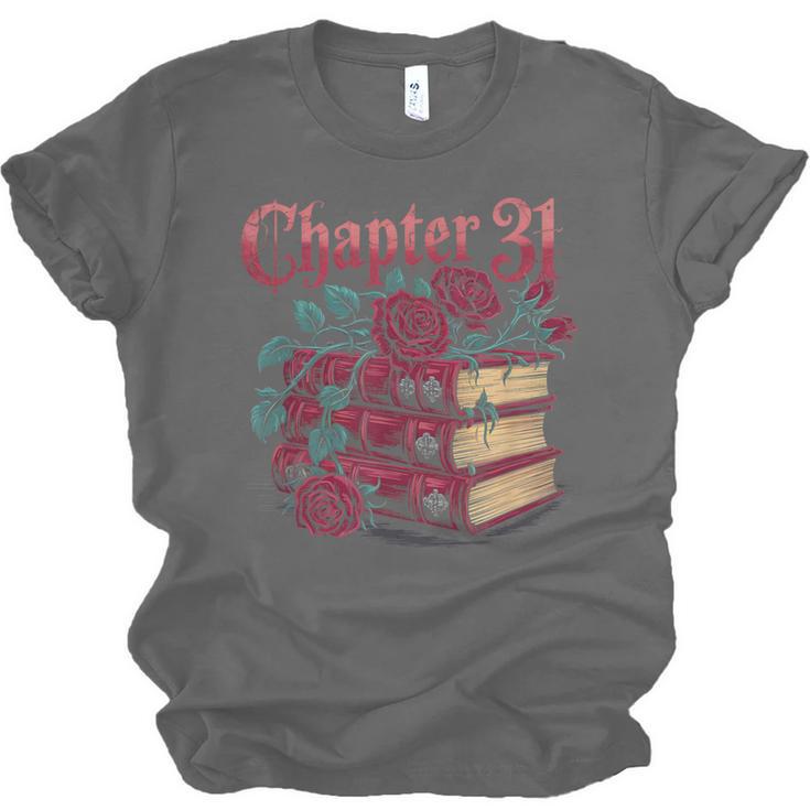 Chapter 31 Gothic 31st Birthday Book Lover Dark Romance Unisex Jersey T-Shirt Chapter 31 Gothic 31st Birthday Book Lover Dark Romance Unisex Jersey T-Shirt
