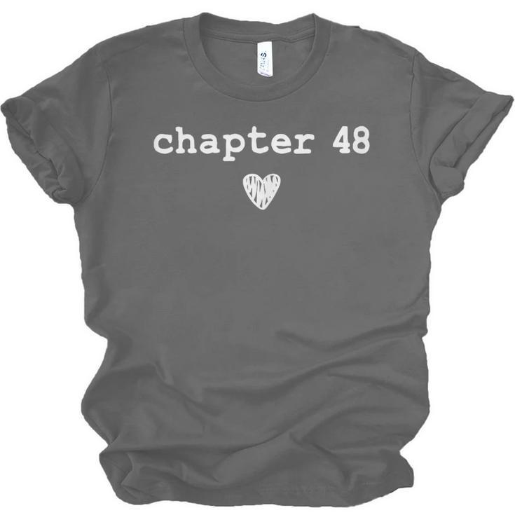 Chapter 48 Book Lovers Readers & Authors 48th Birthday Unisex Jersey T-Shirt