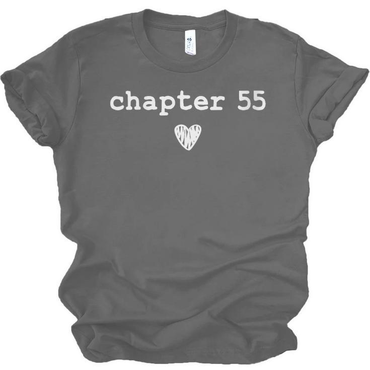 Chapter 55 Book Lovers Readers & Authors 55th Birthday Unisex Jersey T-Shirt