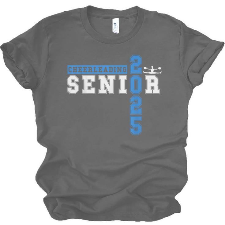 Cheerleading Senior Night Cheer Senior 2025 Graduation 23 Unisex Jersey T-Shirt