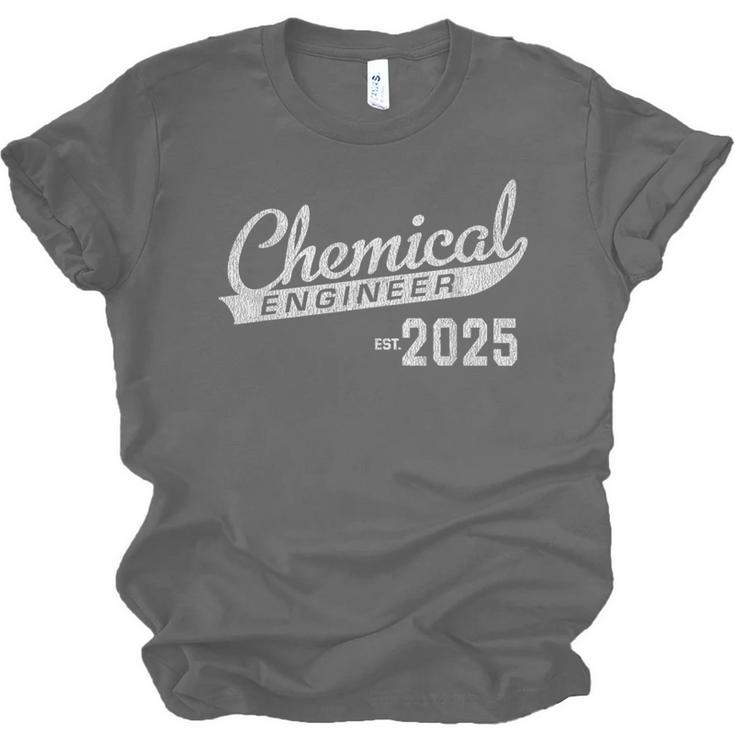 Chemical Engineer Graduation 2025 Chemical Engineering Unisex Jersey T-Shirt