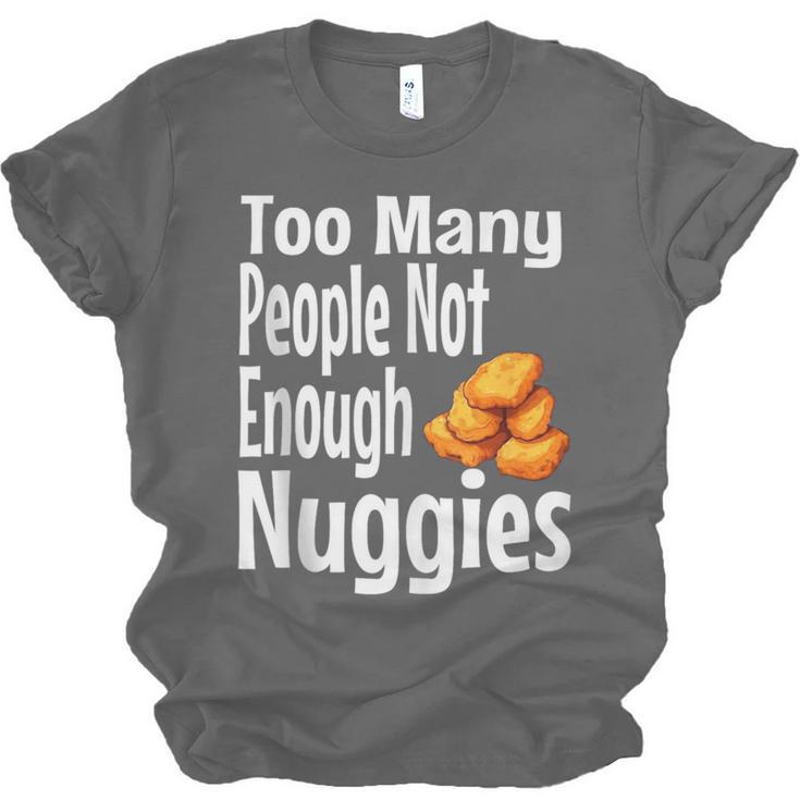 Chicken Nugget Saying Introvert Nuggie Foodie Food Unisex Jersey T-Shirt Chicken Nugget Saying Introvert Nuggie Foodie Food Unisex Jersey T-Shirt