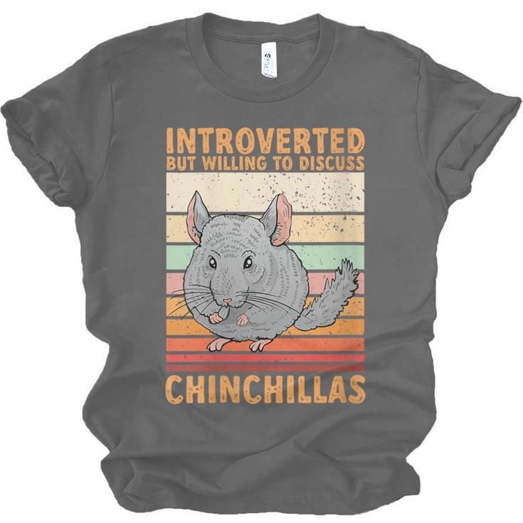 Chinchilla Owner Introvert Chinchilla Unisex Jersey T-Shirt