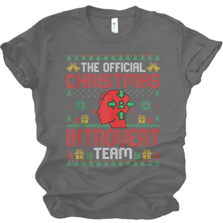 Christmas Introvert Team Introvert Introverted Xmas Unisex Jersey T-Shirt Christmas Introvert Team Introvert Introverted Xmas Unisex Jersey T-Shirt