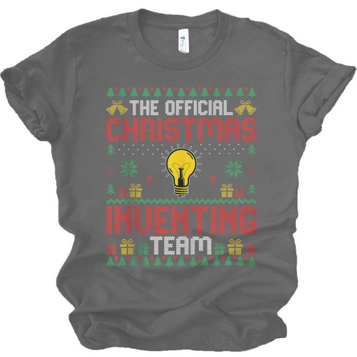 Christmas Inventing Team Inventing Introvert Xmas Unisex Jersey T-Shirt Christmas Inventing Team Inventing Introvert Xmas Unisex Jersey T-Shirt