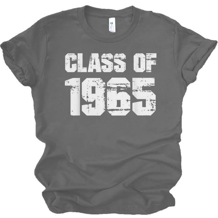 Class Of 1965 High School College Graduation Reunion Unisex Jersey T-Shirt