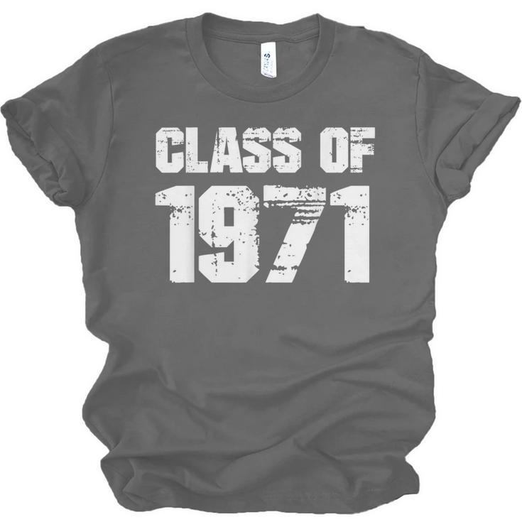 Class Of 1971 High School College Graduation Reunion T-Shirt Unisex Jersey T-Shirt