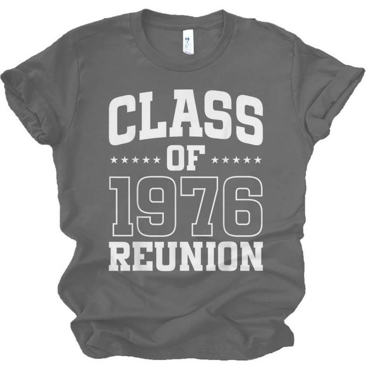 Class Of 1976 Reunion 50 Years Alumni Graduation High School Unisex Jersey T-Shirt