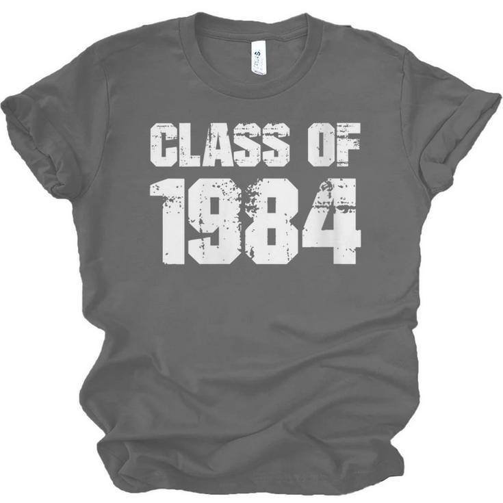 Class Of 1984 High School College Graduation Reunion Unisex Jersey T-Shirt