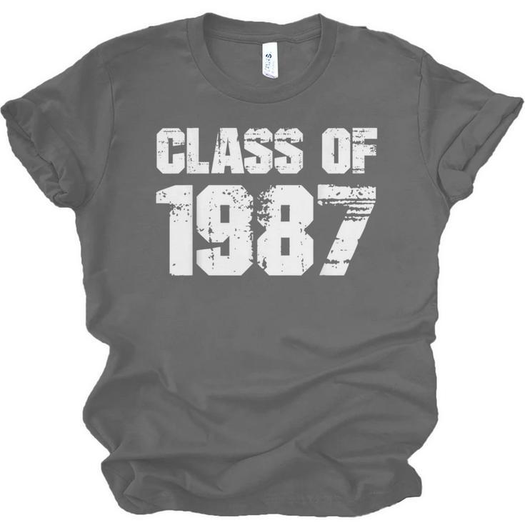 Class Of 1987 High School College Graduation Reunion Unisex Jersey T-Shirt