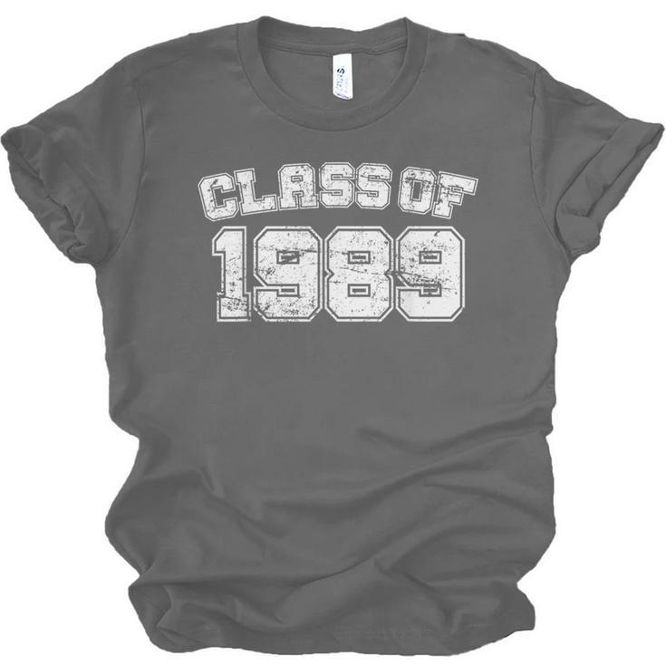 Class Of 1989 89 School Tee Shirt Graduation Class Party Unisex Jersey T-Shirt