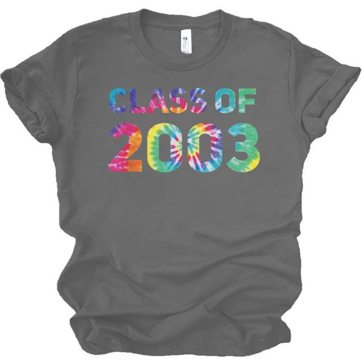 Class Of 2003 School Reunion College Highschool Graduation Unisex Jersey T-Shirt