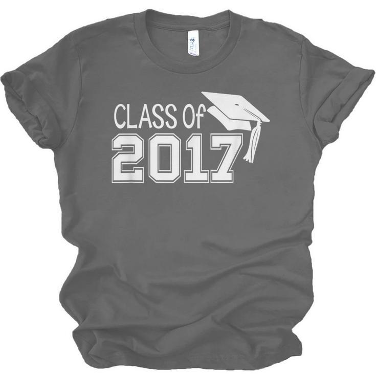 Class Of 2017 Cute Graduation T-Shirt Unisex Jersey T-Shirt