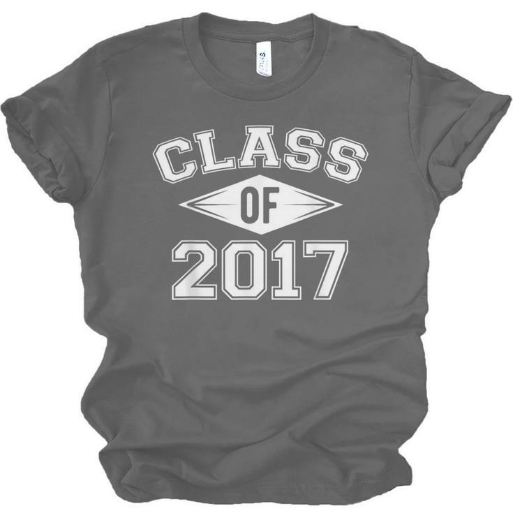 Class Of 2017 Graduation Shirt Senior For Graduates Unisex Jersey T-Shirt