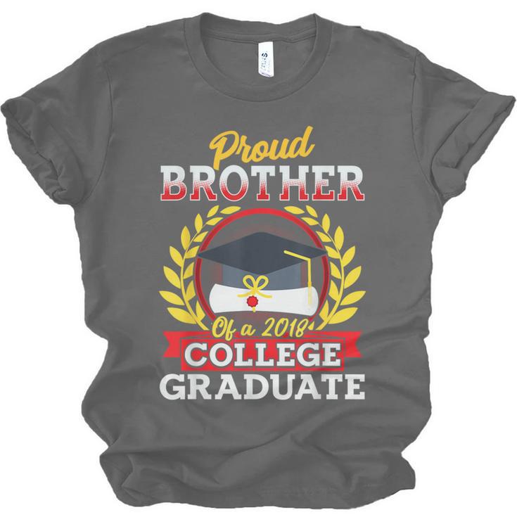 Class Of 2018 Graduation Tshirt For Brother Of Graduate Unisex Jersey T-Shirt