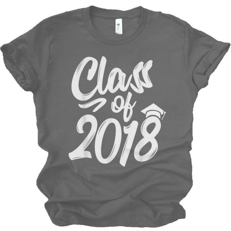 Class Of 2018 Graduation Cap Trendy Cute Unisex Jersey T-Shirt
