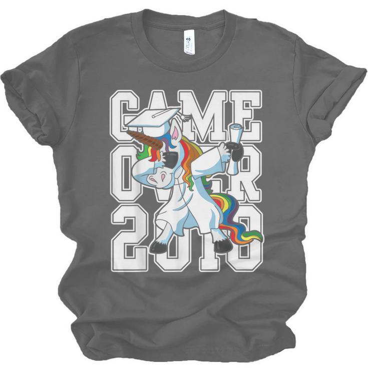 Class Of 2018 Graduation Dabbing Unicorn Shirt Unisex Jersey T-Shirt