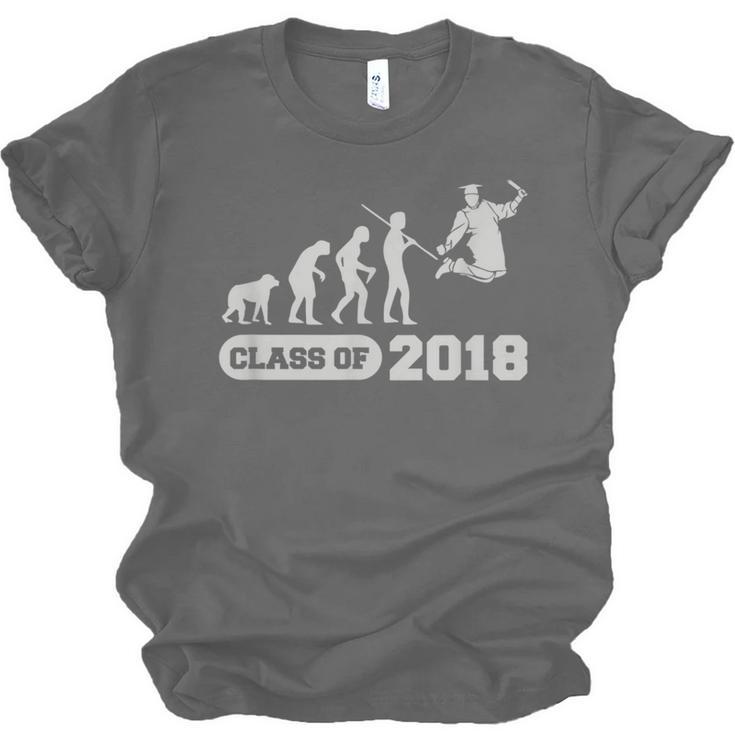 Class Of 2018 Graduation Evolution Unisex Jersey T-Shirt