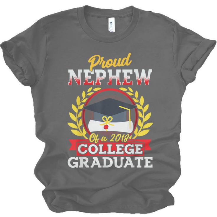 Class Of 2018 Graduation Tshirt For Nephew Of Graduate Unisex Jersey T-Shirt