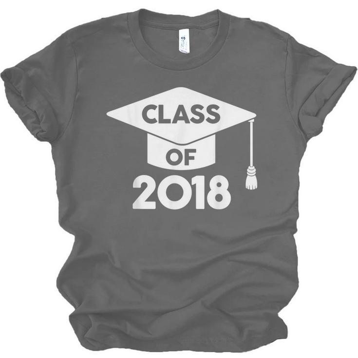 Class Of 2018 Senior T-Shirt Graduation Shirt Unisex Jersey T-Shirt