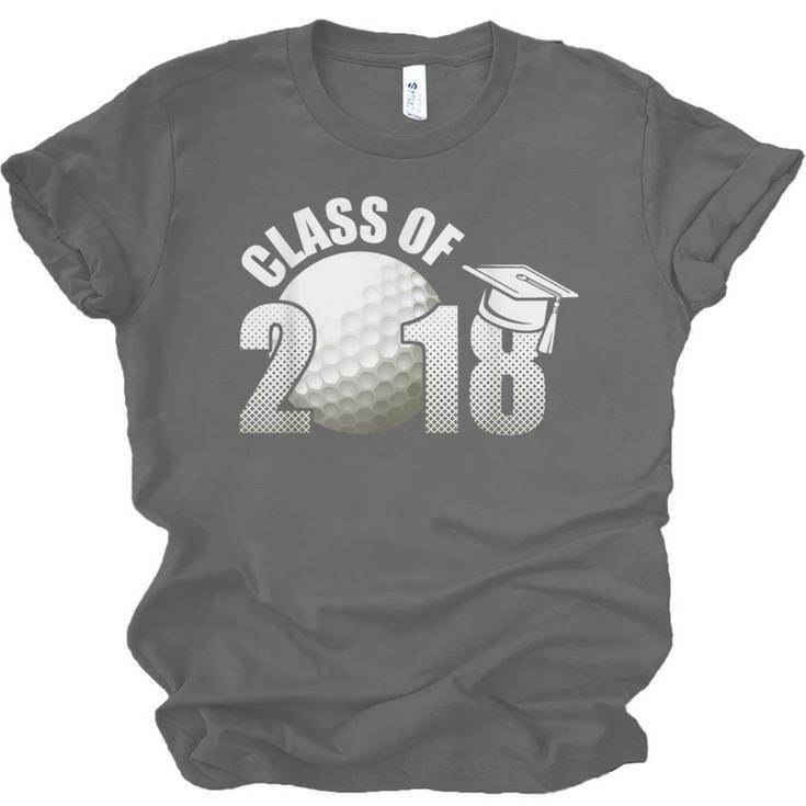 Class Of 2018 Shirts Graduation Senior Golf Unisex Jersey T-Shirt