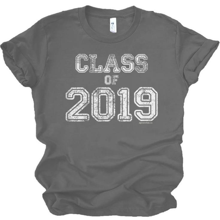 Class Of 2019 Graduation For Him Her Senior Class Unisex Jersey T-Shirt