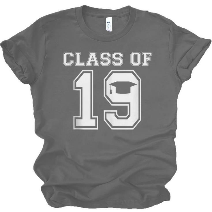 Class Of 2019 School Graduation Graphic Unisex Jersey T-Shirt