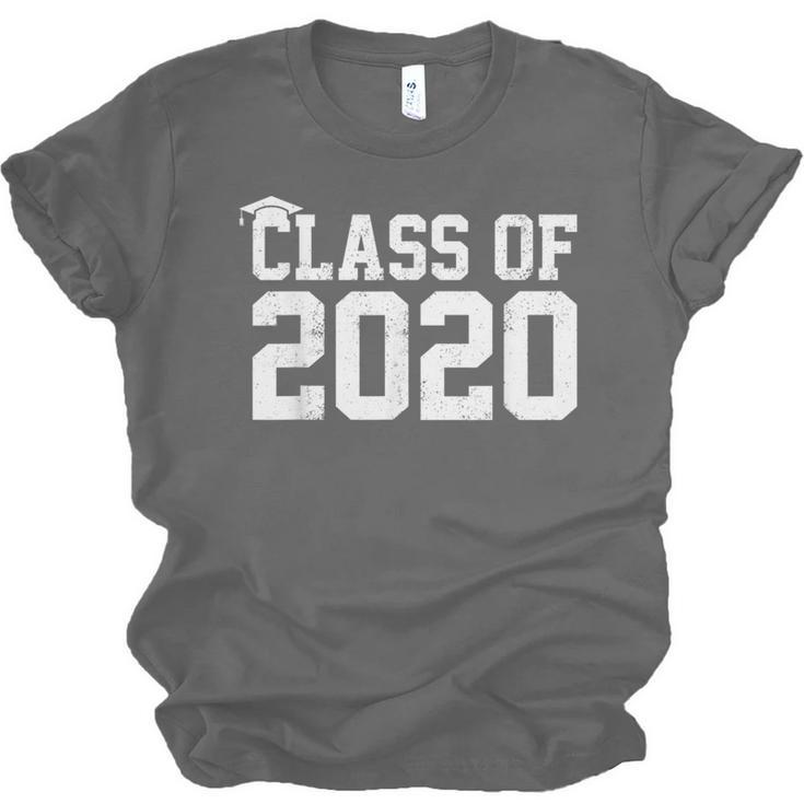 Class Of 2020 Graduation Senior High School College Unisex Jersey T-Shirt