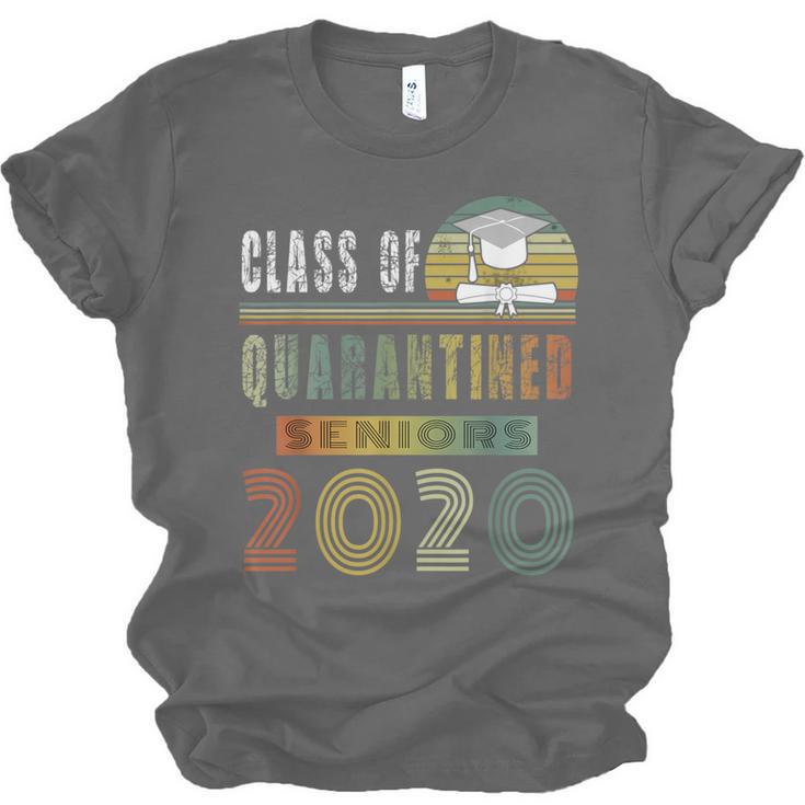 Class Of 2020 Quarantined Seniors Graduation Gift Unisex Jersey T-Shirt