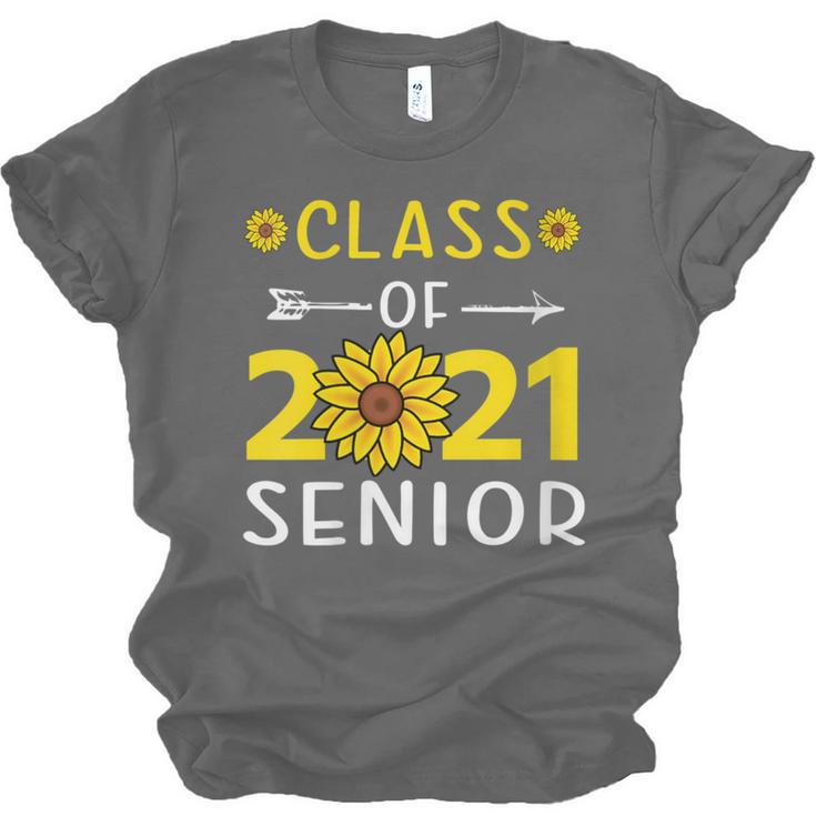 Class Of 2021 Senior Graduation Sunflower Unisex Jersey T-Shirt