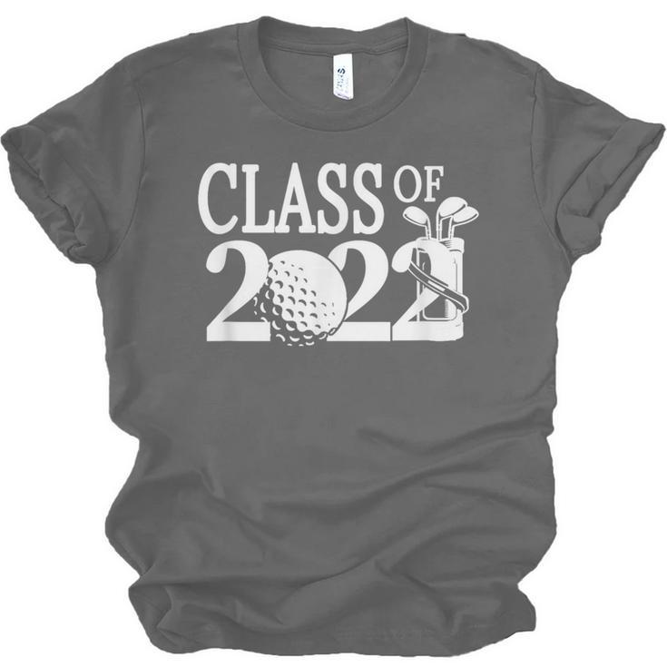 Class Of 2022 Graduation Senior Golf Golfer Player Unisex Jersey T-Shirt