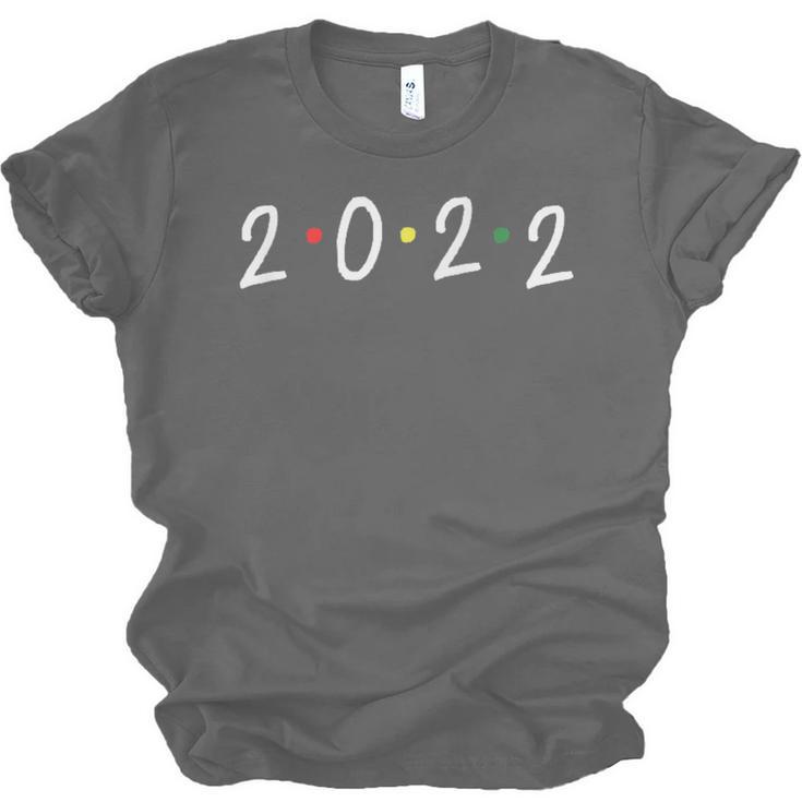 Class Of 2022 Senior Cute Dot Graphic Girl Graduation Unisex Jersey T-Shirt